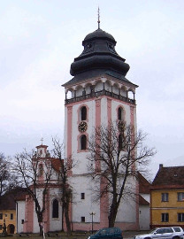 282 Věž kostela sv. Matěje v Bechyni